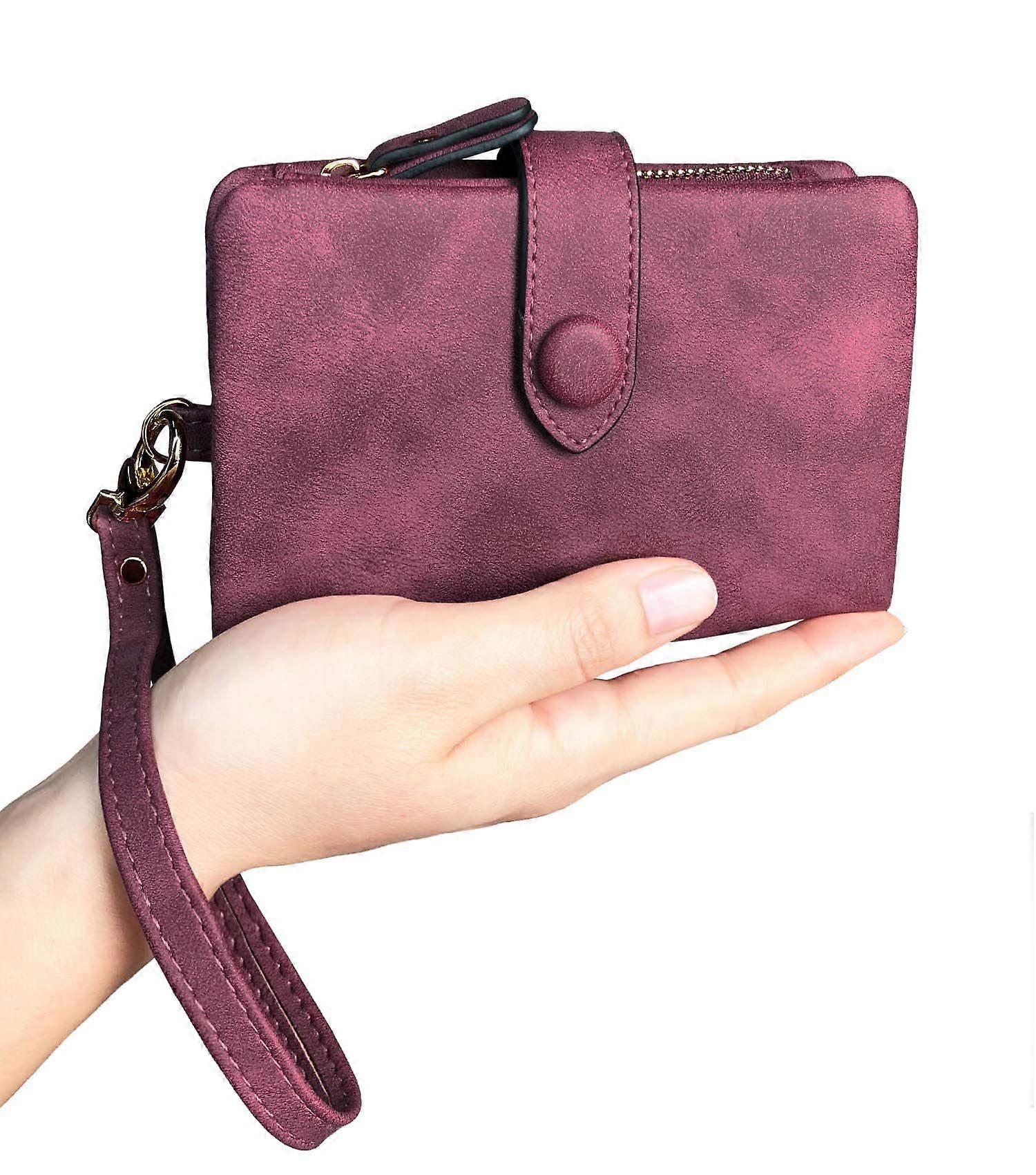Womens Small Bifold Leather Wallets