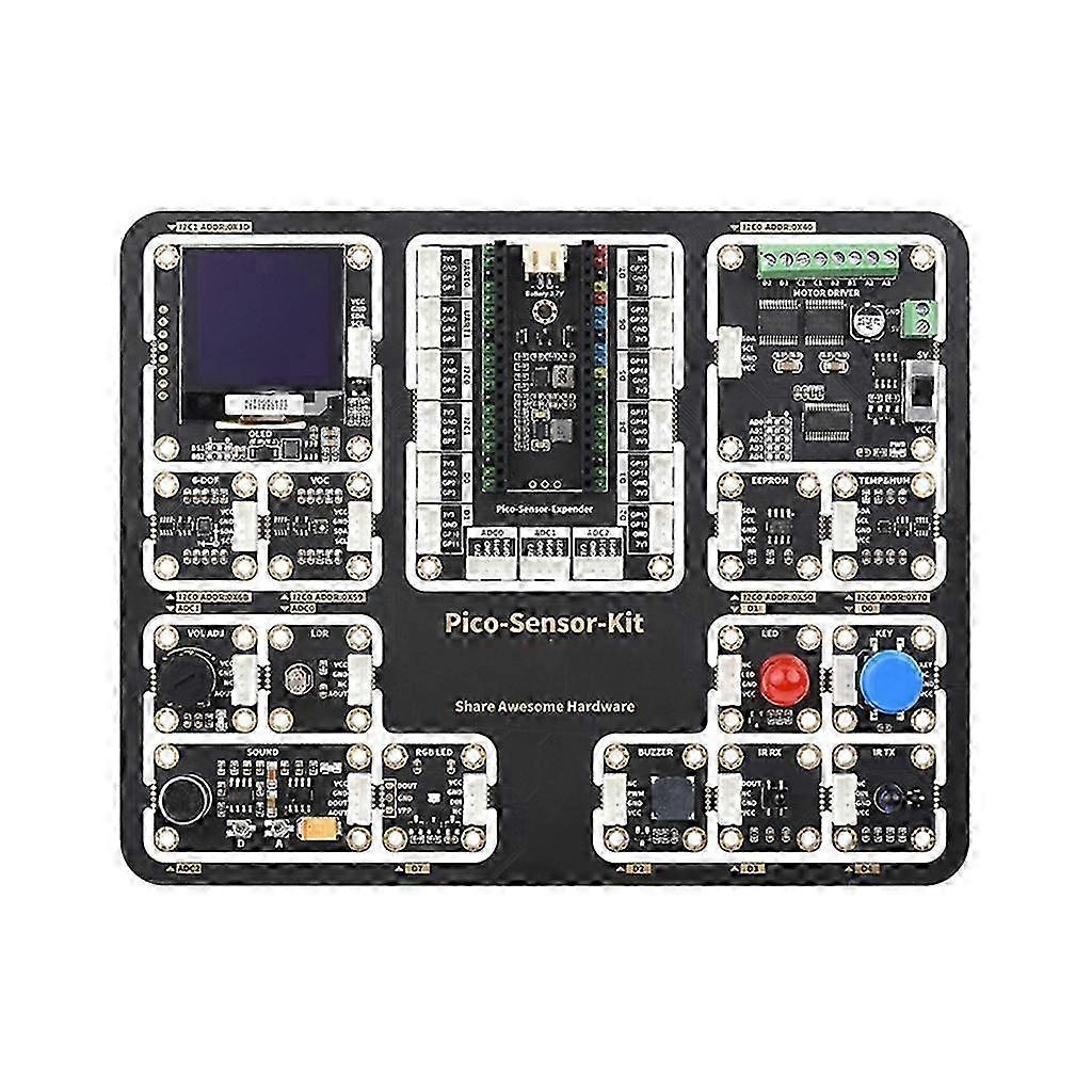 for Raspberry Pi Pico Entry-Level Sensor Kit All-in-One Pico-Sensor-Kit-B