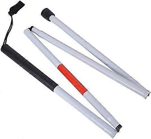 Folding cane four wheels, walking stick for men and women, portable cane with T-handle, height adjustable, non-slip base