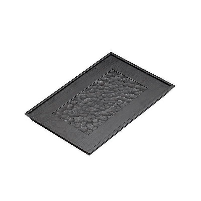 Rectangular Tea Tray for Office and Home, Small Log Pot Holder, Dry Tea Table, Compatible with Tea Sets