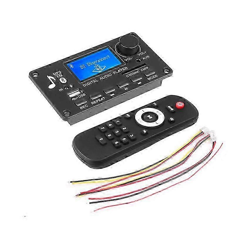 DC 12V MP3 Decoder Board Verstärker Auto Radio Empfänger MP3 Player Bluetooth V5.0 USB SD Modul MP3 FM