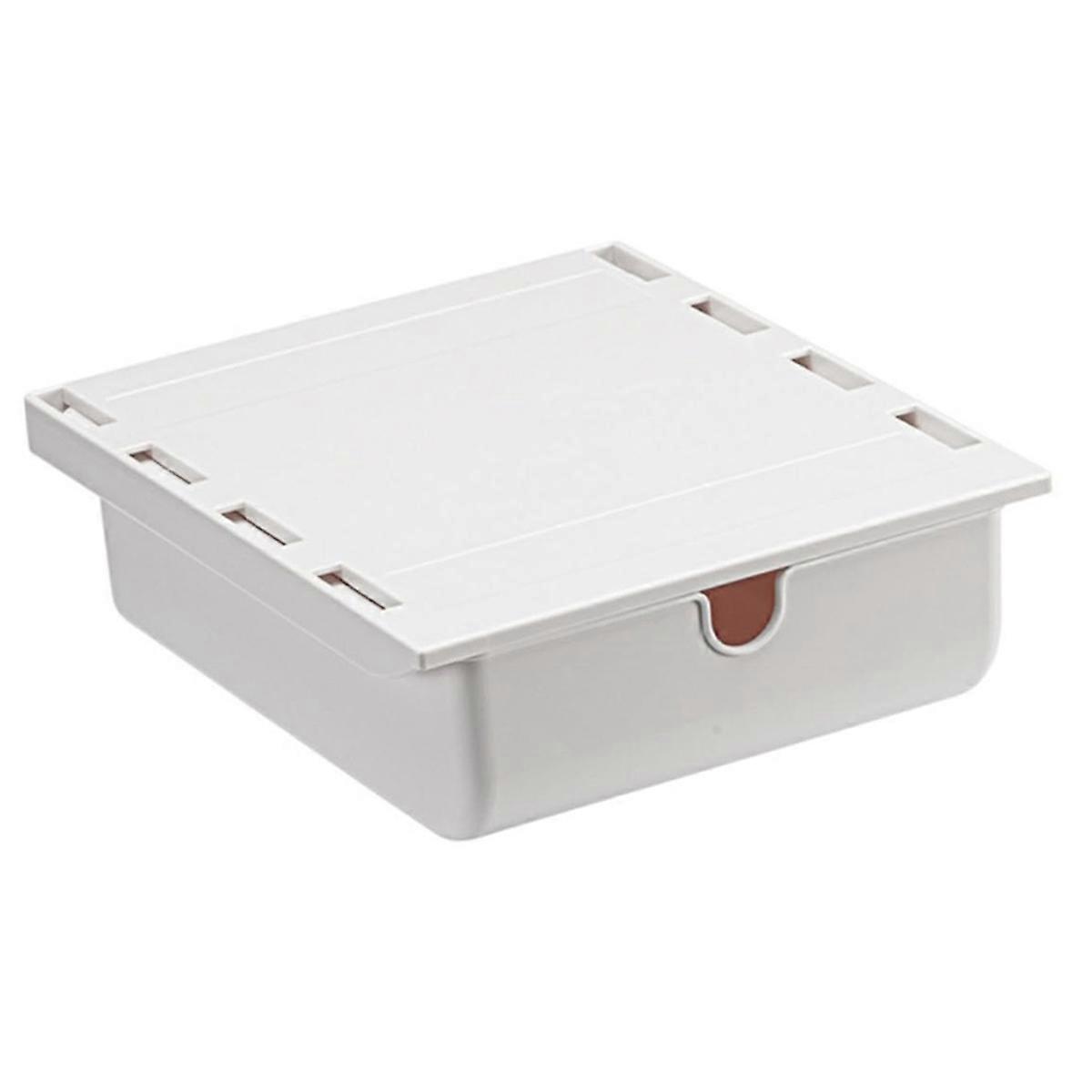 Hidden Under-Desk Storage Box Drawer Storage Box Under-Desk Storage Box Drawer Storage Box Space-Sav