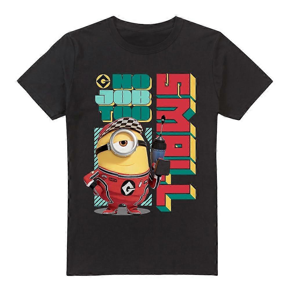Tričko Despicable Me 4 Mens No Job Too Small Stuart