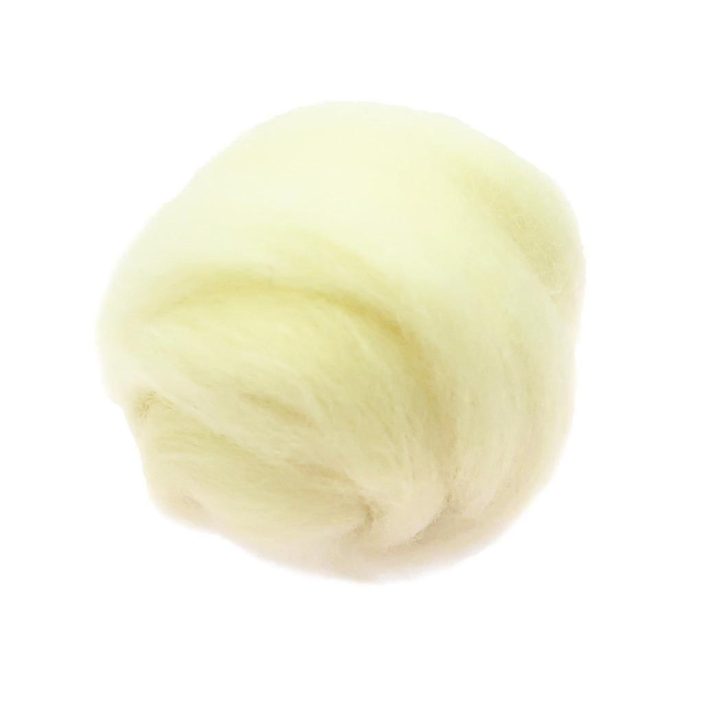Handmade 10g Wool Materials Roving Fibre For Needle Felting Crafting Doll Making