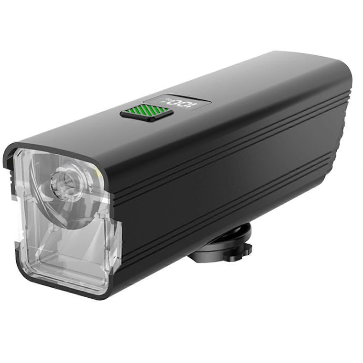 Digital Display Bicycle Light High and Low Light Switch Cycling Light Outdoor Equipment Bicycle Fron