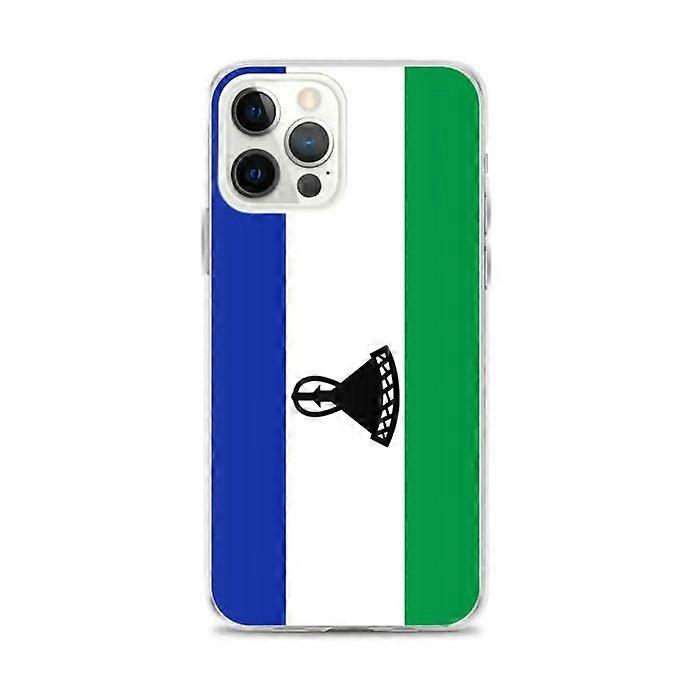 iPhone Case - Lesotho - Flag - Flexible - Multicolor - Vertical Model