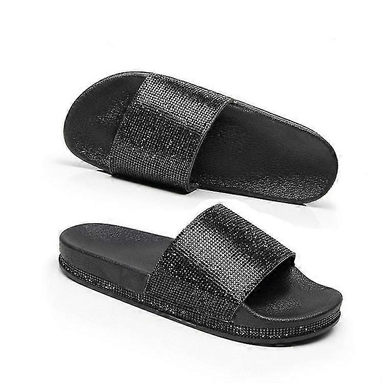 Dámské kamínky Pantofle Bling Beach Slides
