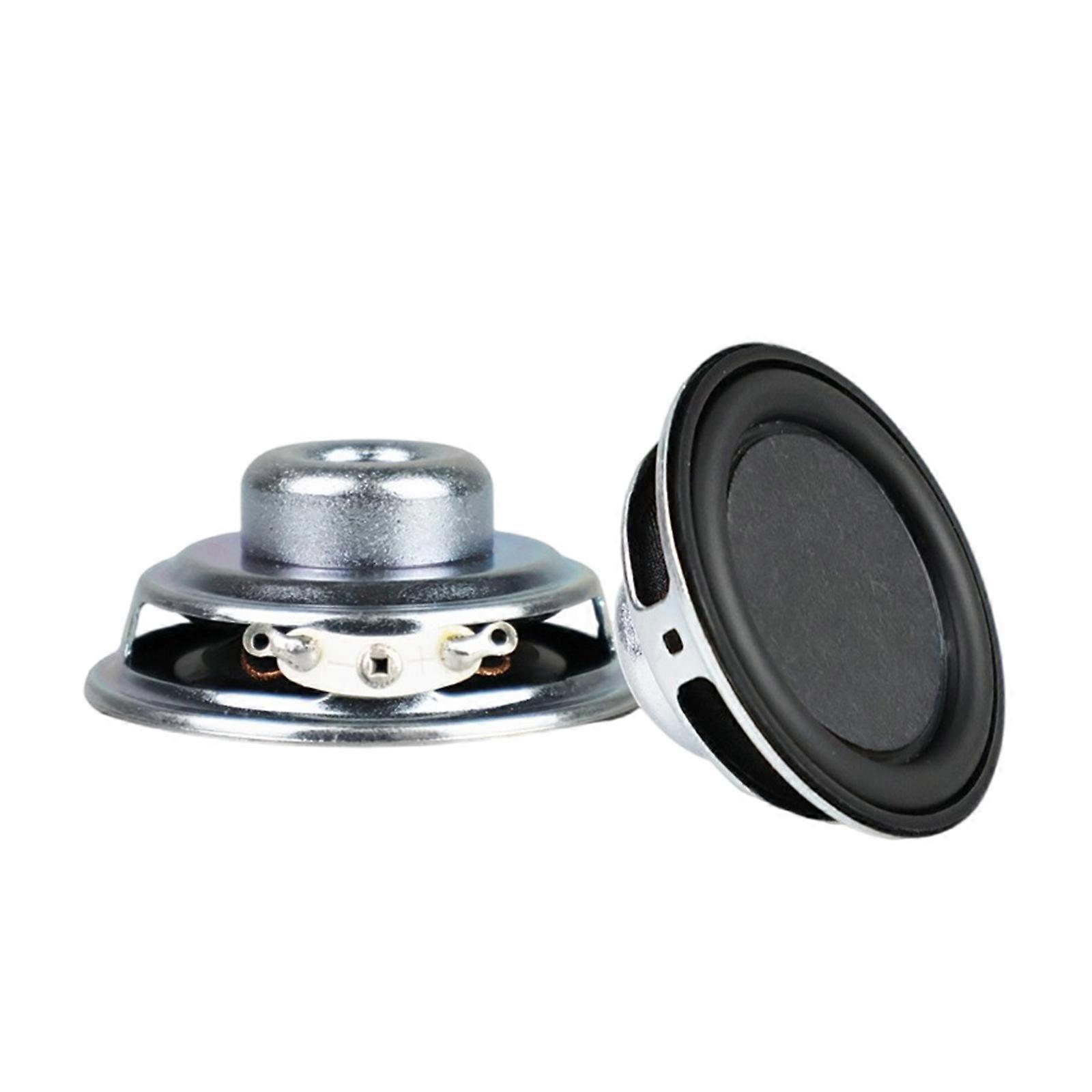 2Pcs 5W 4Ohm Speakers 52mm Round Shape Loudspeaker Subwoofer Multimedia Portable Speakers Amplifier Loudspeaker