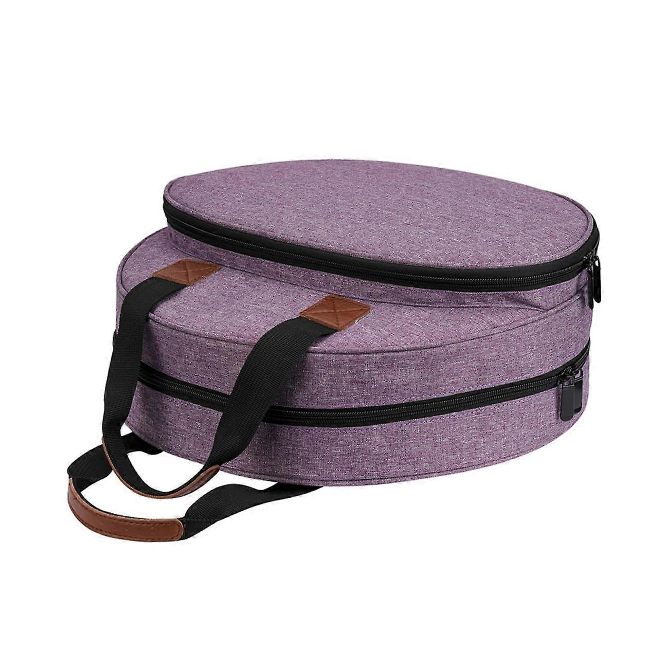Multifunctional Embroidery Project Tote Bag Tool Storage Carrier With Handle For Travel Cross Stitch Supplies
