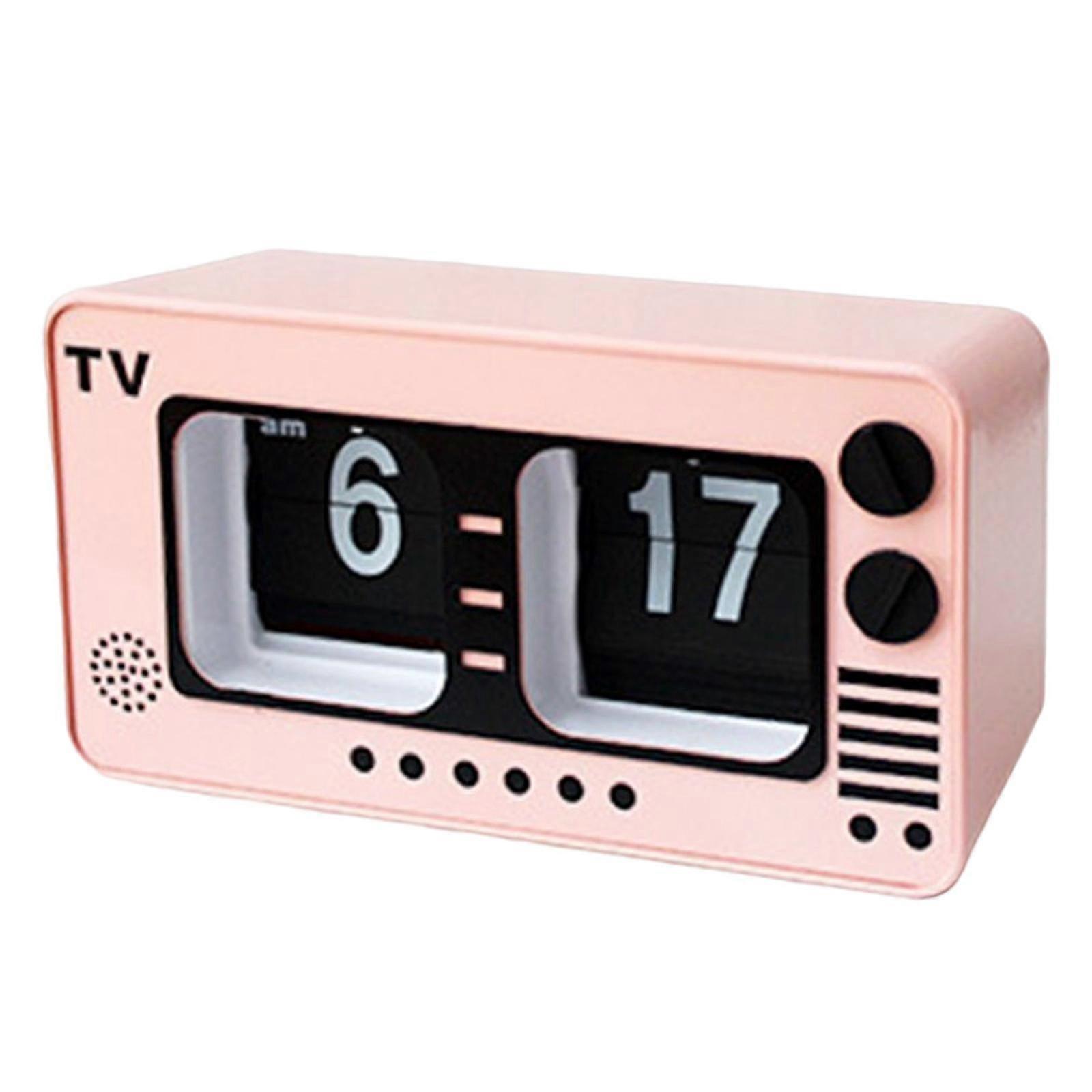 Retro Klocka Enkla Ner Klockor Gåva Vit