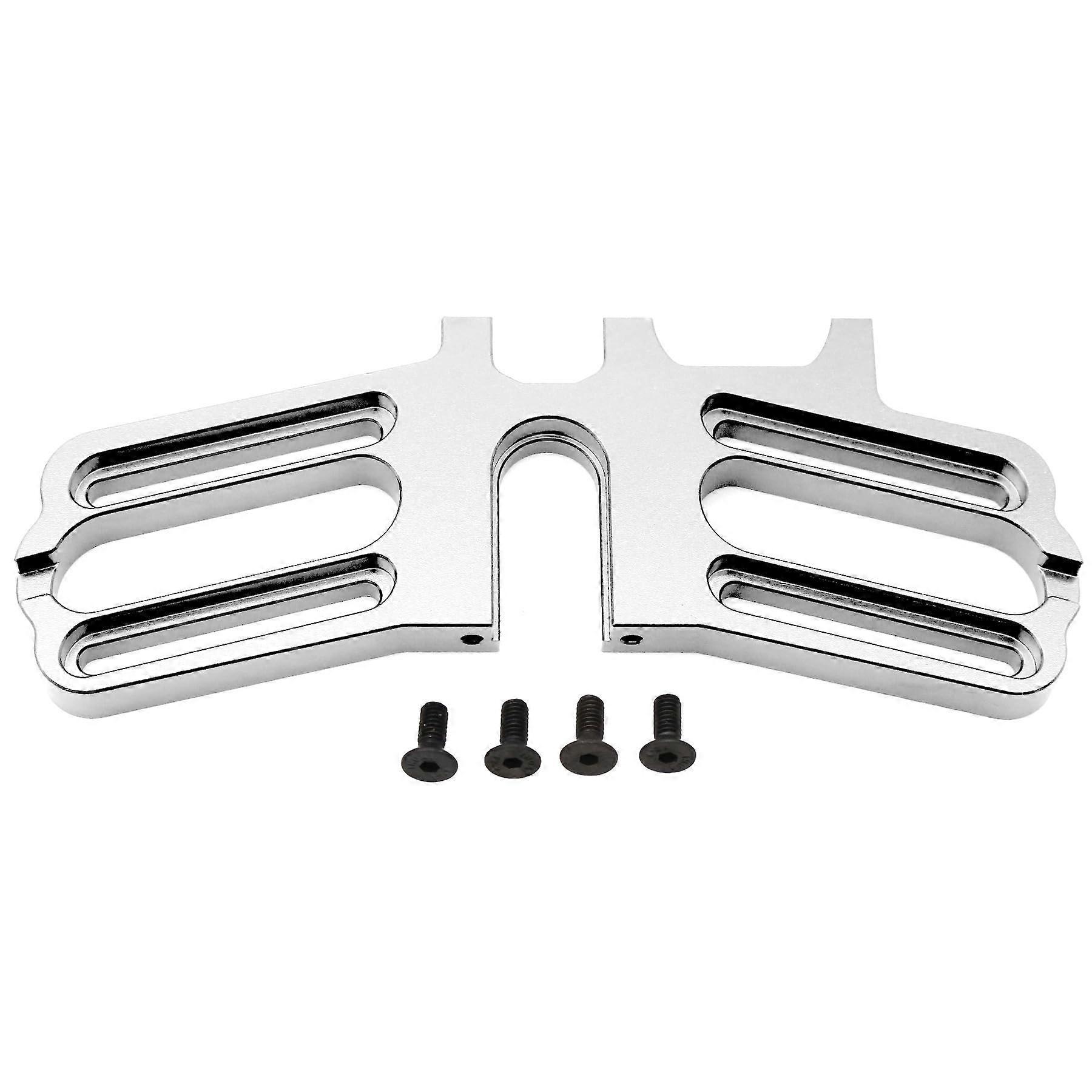 Aluminum Dual Motor Support Bracket Mount for ARRMA 1/7 Scale FELONY INFRACTION LIMITLESS RC Car, Silver Color