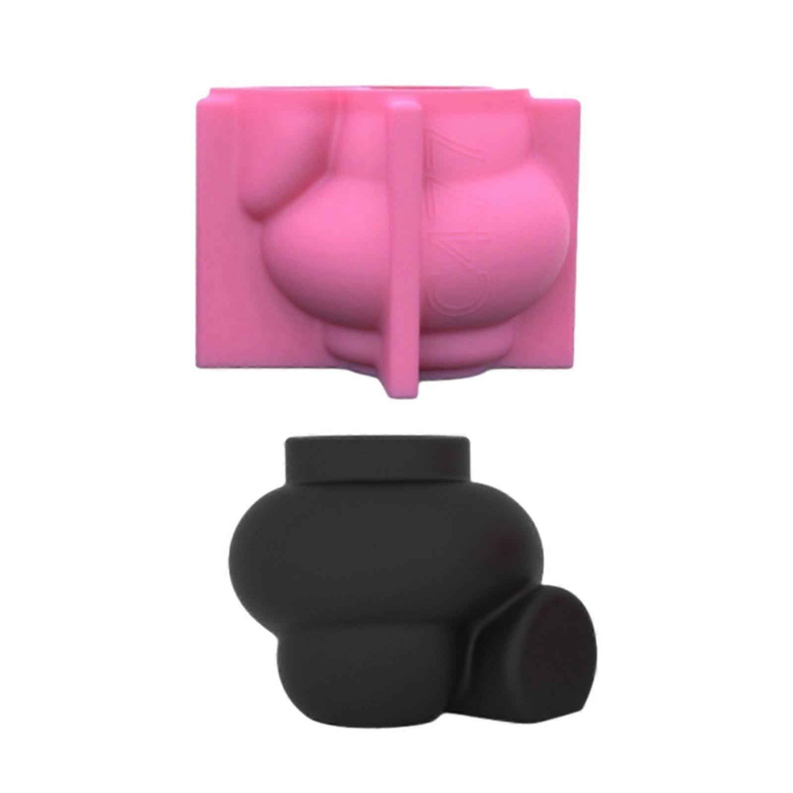 ペン収納オーガナイザーシリコーンモールド抽象芸術花瓶樹脂モールドシンプルスタイル化粧ブラシホルダー花瓶モールド家の装飾