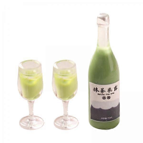 4x 1/12 Miniature Drink Bottle ,Kitchen Scene Set ,Kitchen Accessory Bar Decor 