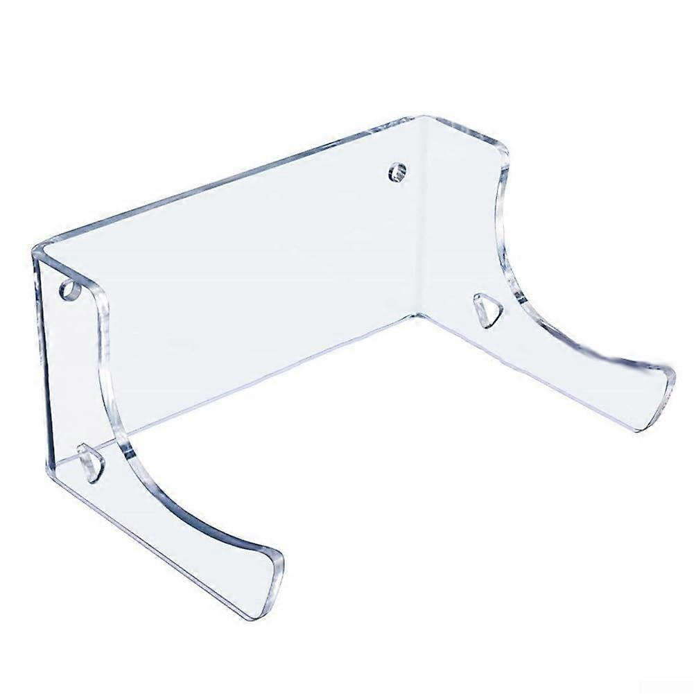 SkateboardWall mounts, 2 pieces Hangers made of reinforced acrylic for secure presentation (transparent) Transparent