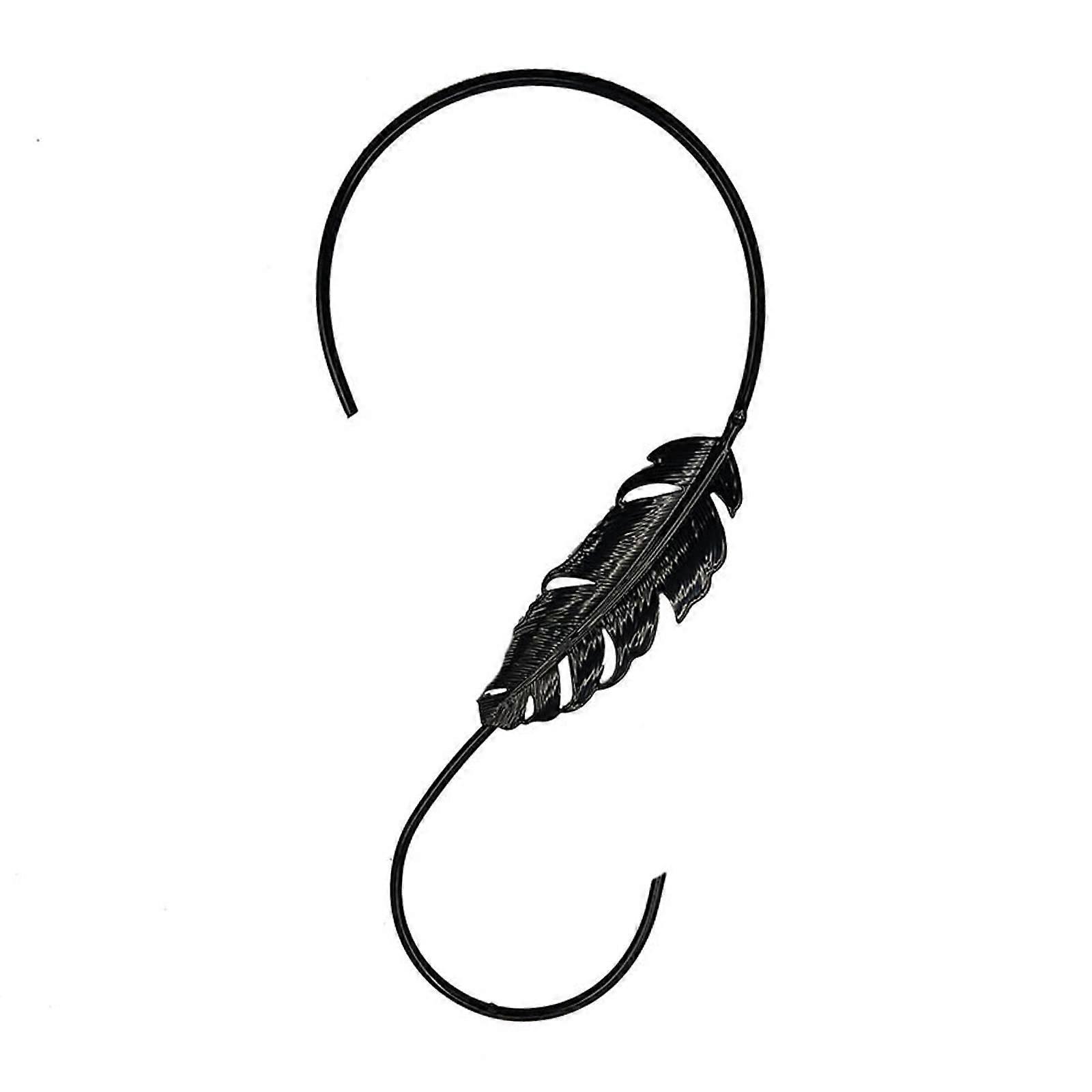 4 Pack S Hooks 12' Decorative Metal Plant Hooks Bird Feeder Hanger S Shaped Hanger Hummingbird Hooks Garden Hanging Hooks