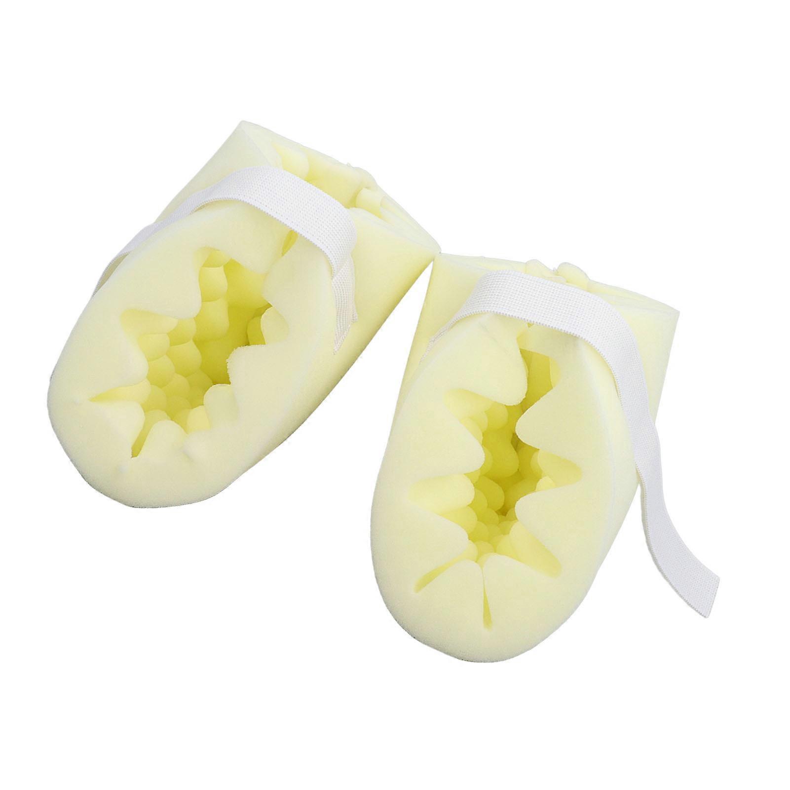 1 Pair Heel Cushion Protector Sponge Pressure Relieving Comfortable High Elasticity Soft for Foot Care 