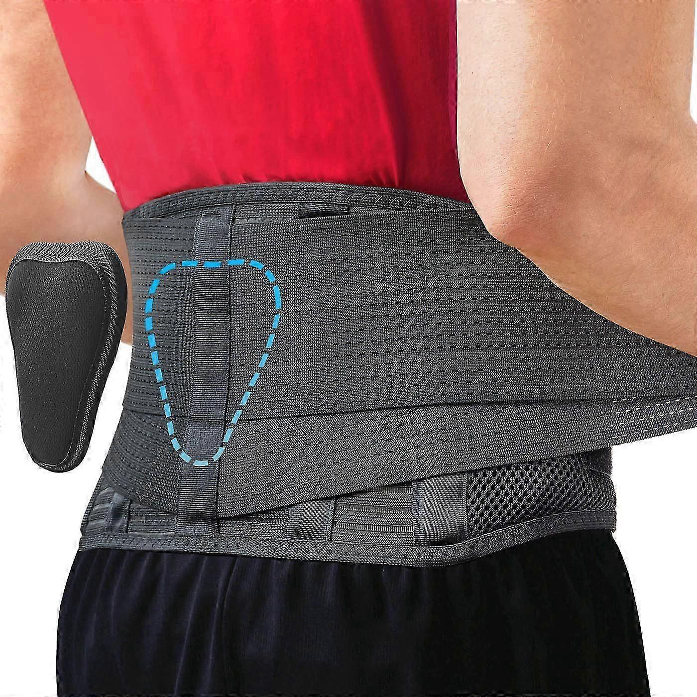 Back Brace for Lower Back Pain Relief with Lumbar Pad, , Soft Breathable Mesh Fabric Lumbar Support for Herniated Disc, Sciatica(Small)
