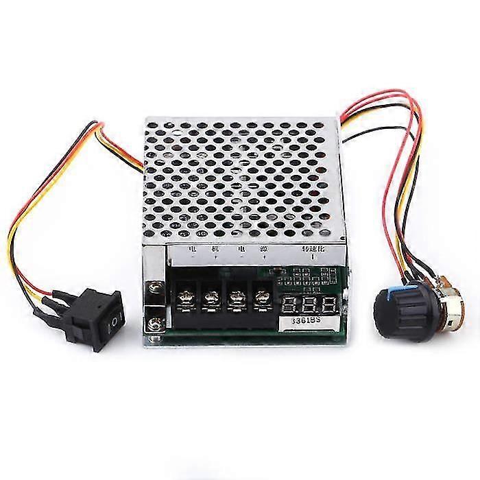DC Motor Speed Controller 10V-55V 40A Adjustable Speed Governor with Digital Display for Enhanced Performance