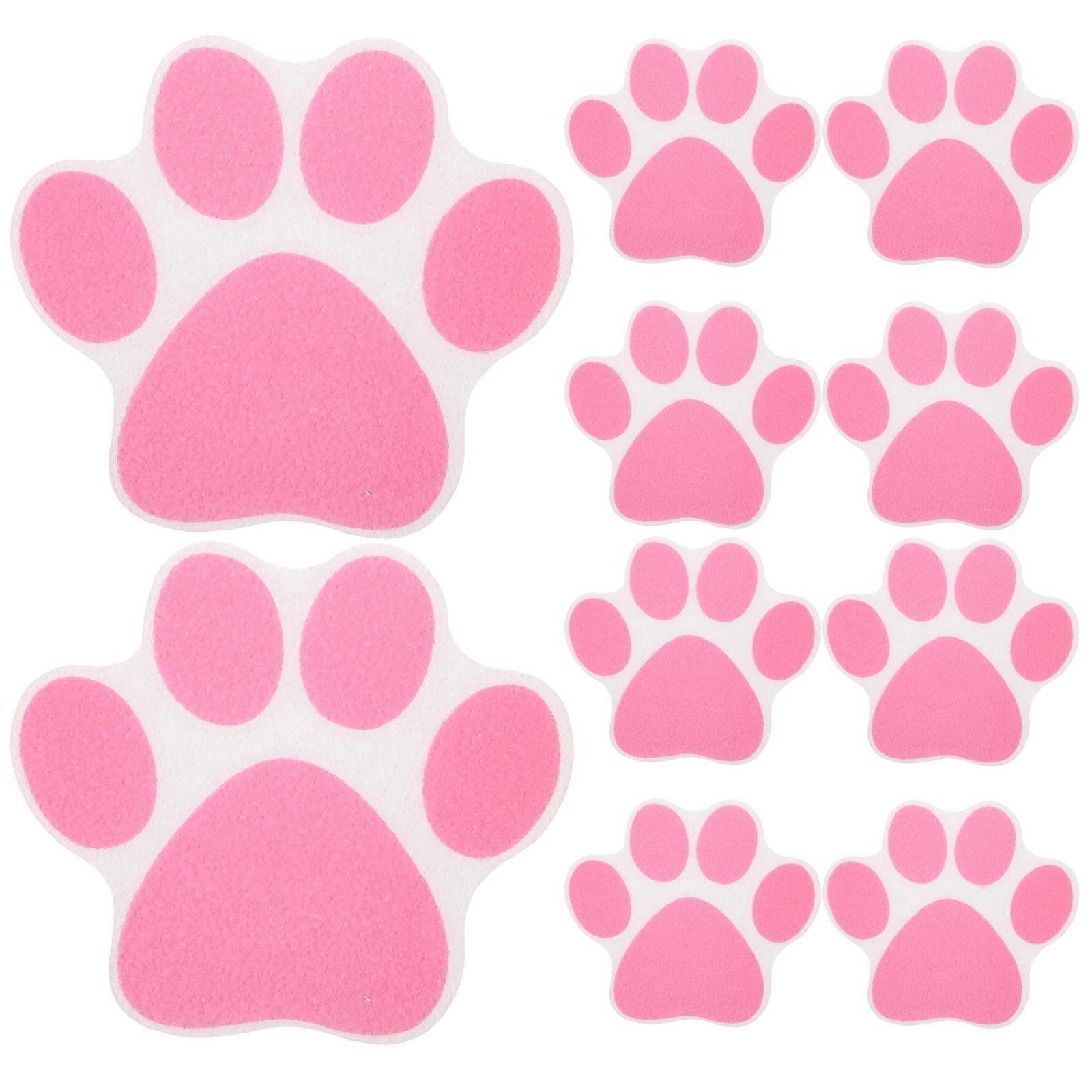 Non-Slip Paw Stickers, Perfect for Bathroom and Swimming Pool Safety
