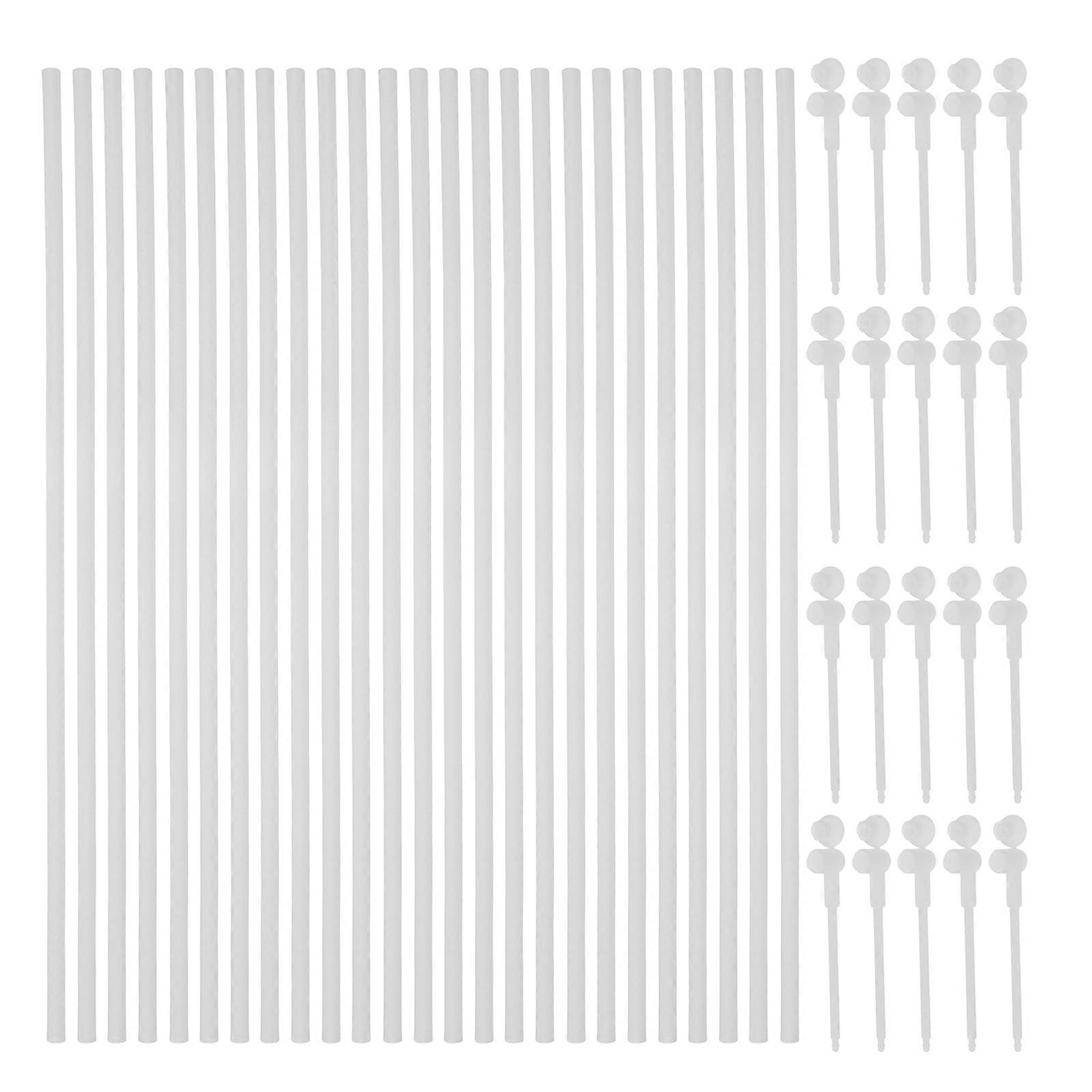 20 Pack DIY Windmill Rods Sturdy Pinwheel Parts for Creative Outdoor Activities, Replacement Poles for Garden Decor, Engaging Craft Kit for All Ages