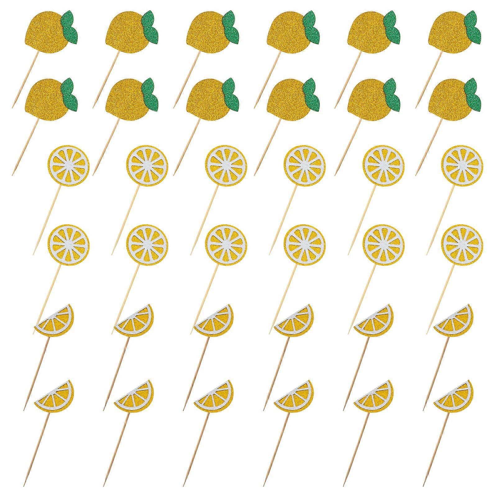 Lemon Theme Picks to Elevate Your Cake and Cupcake Decor