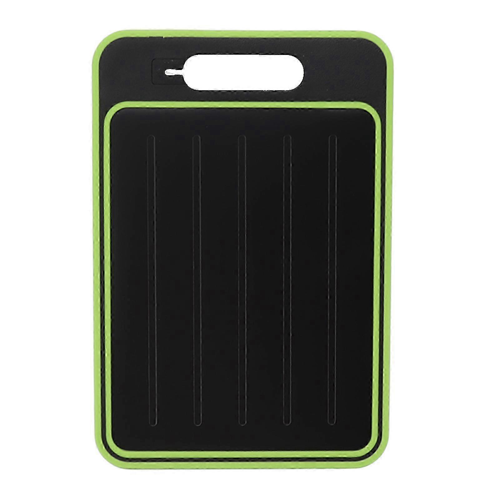 Double Sided Cutting Board with Knife Sharpener for Kitchen, Black