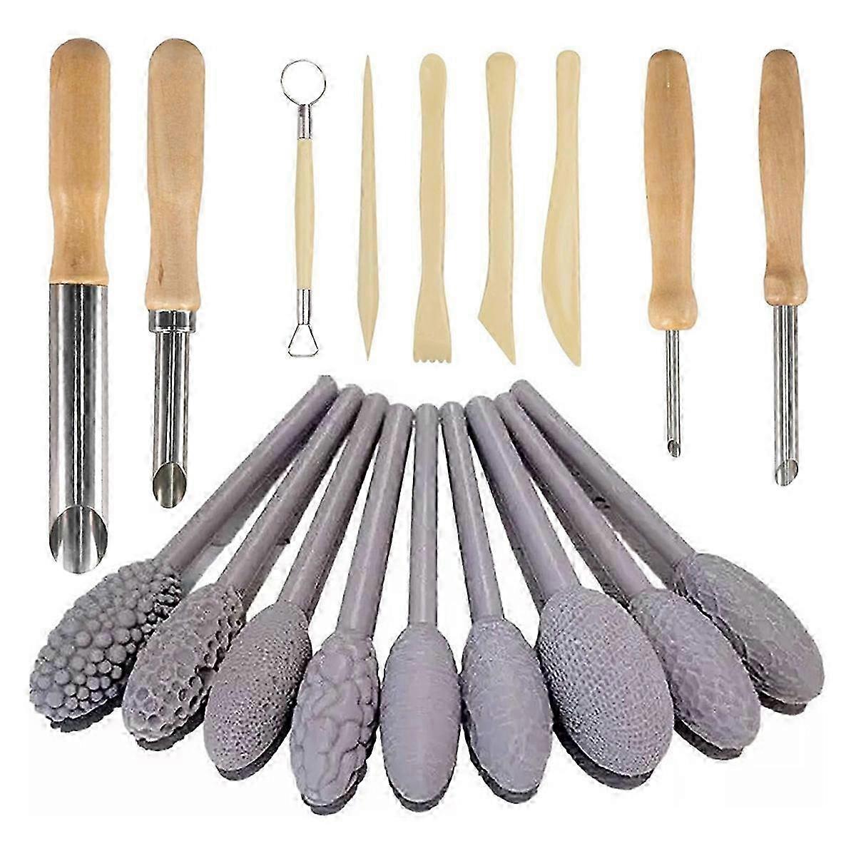 Clay Texture Roller for Art Projects,Single Head/Double Head, SZRH A-V