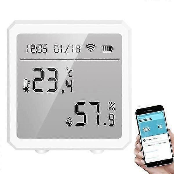 Wifi Thermometer And Hygrometer With App Smart Home
