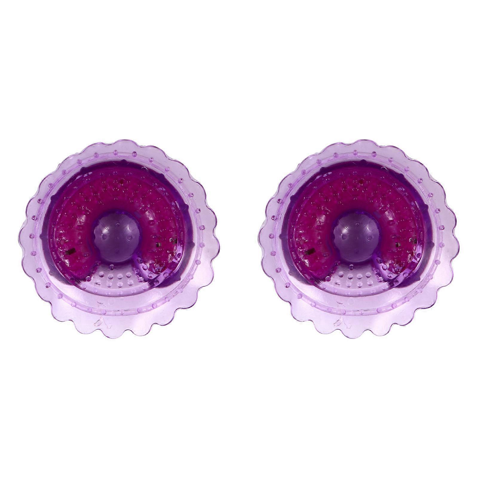 Nipples Machine Practical Supplies Purple 6.5x1.5cm 1 Pair