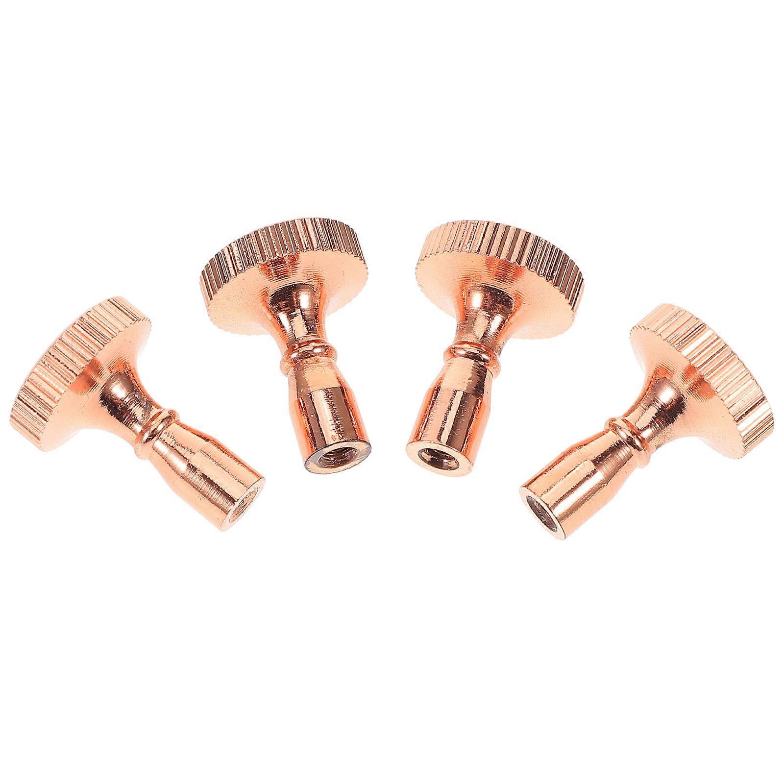 Copper Lamp Switch Knob Replacement 4Pcs Light Control Knobs For General Users Home Lighting