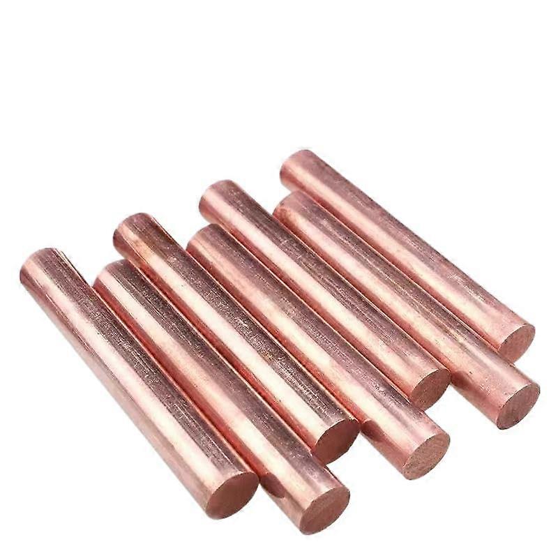 1 piece T2 copper round rod red copper rod OD 8mm 10mm 12mm 13mm 14mm 15mm 16mm 18mm 20mm 22mm up to 65mm (10.10mm 16mm 10mm)