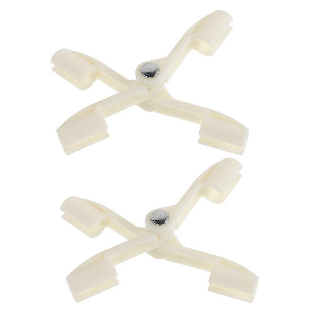 Bed Canopy Fixing Holder Preventing Loosening Easy-to-Use Fixation 9.00X2.50X2.00CM 2Pcs