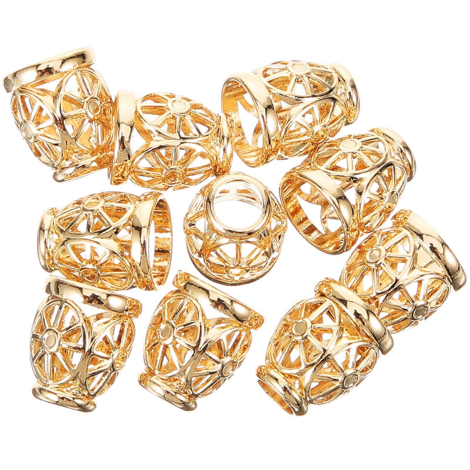 Drawstring Cord Locks Alloy Material Diy Projects Pants And Hat Accessories Large Hole Diameter 9 3Mm 10Pcs