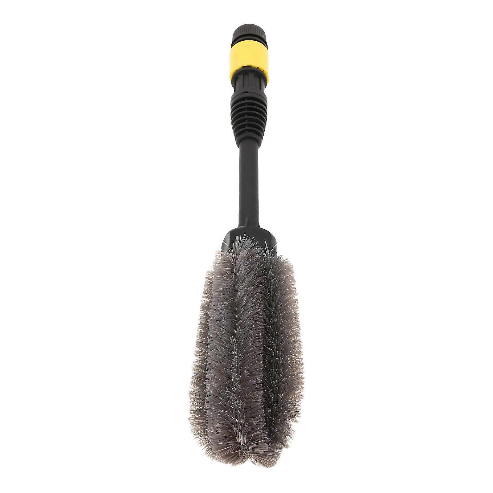 Quick Connect Tire Rim Scrubbing Tool for Dirt Removal with High Pressure Water Flow Design for Motorcycles, Cars, Trucks