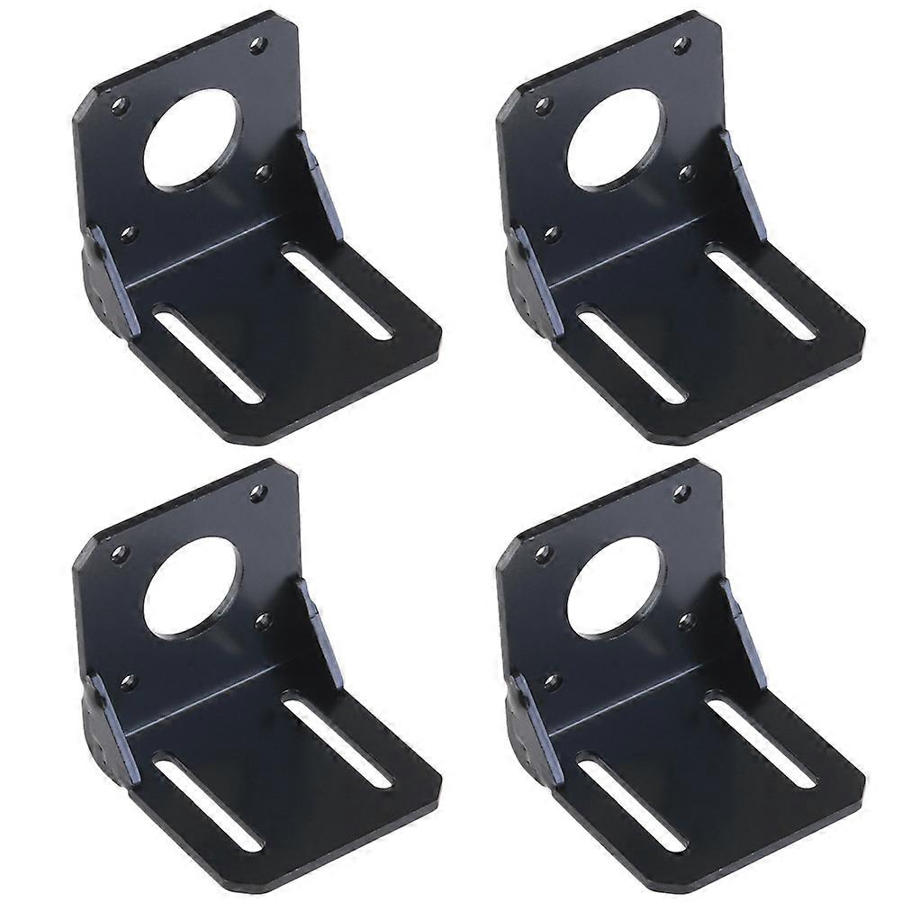 Universal Motor Bracket 3D Printer Accessory Metal Fixing Base 4Pcs Store Use