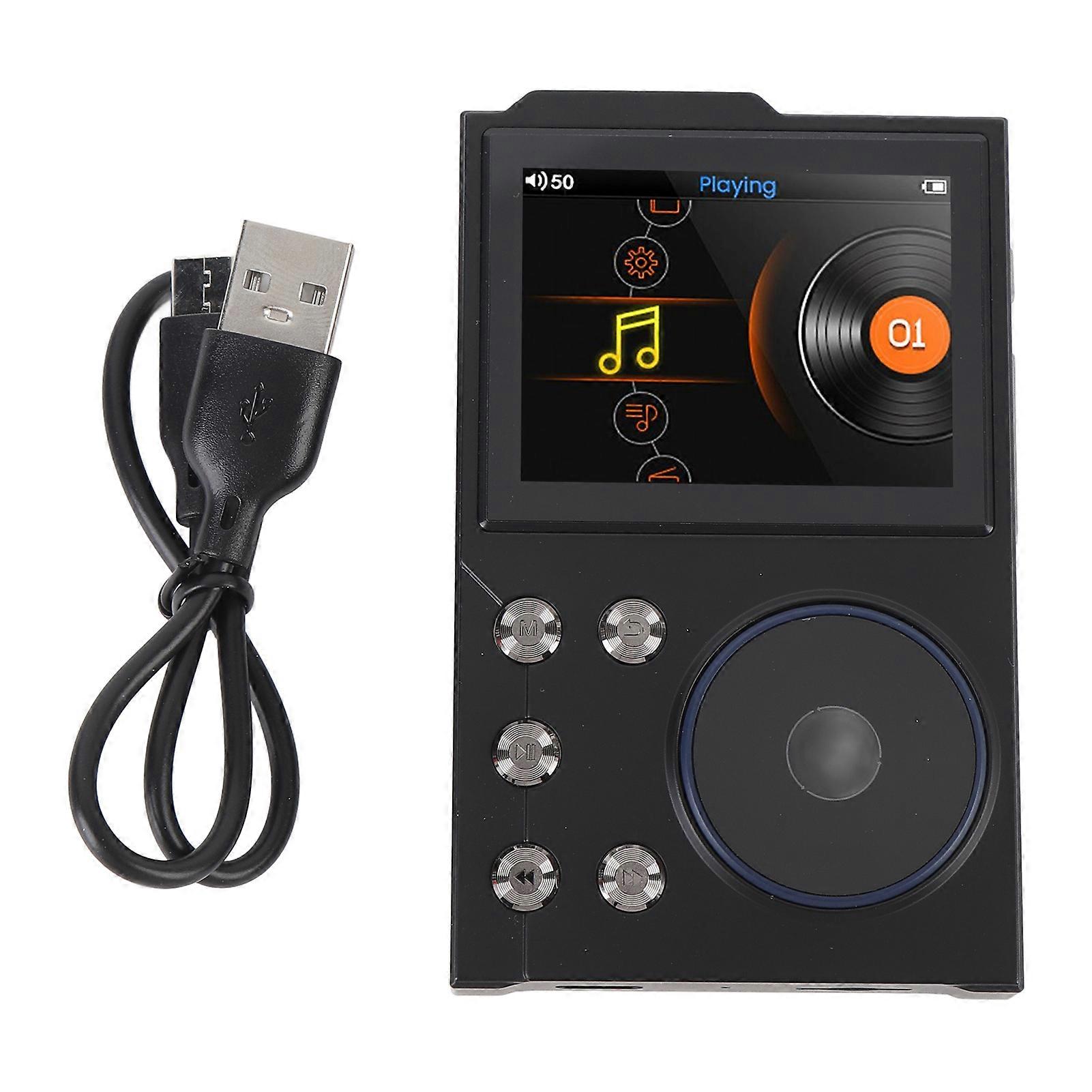 Lecteur de musique HiFi avec écran HD de 2,4 pouces, DSD, DAC, FLAC, MP3, lecteur numérique ble sans perte