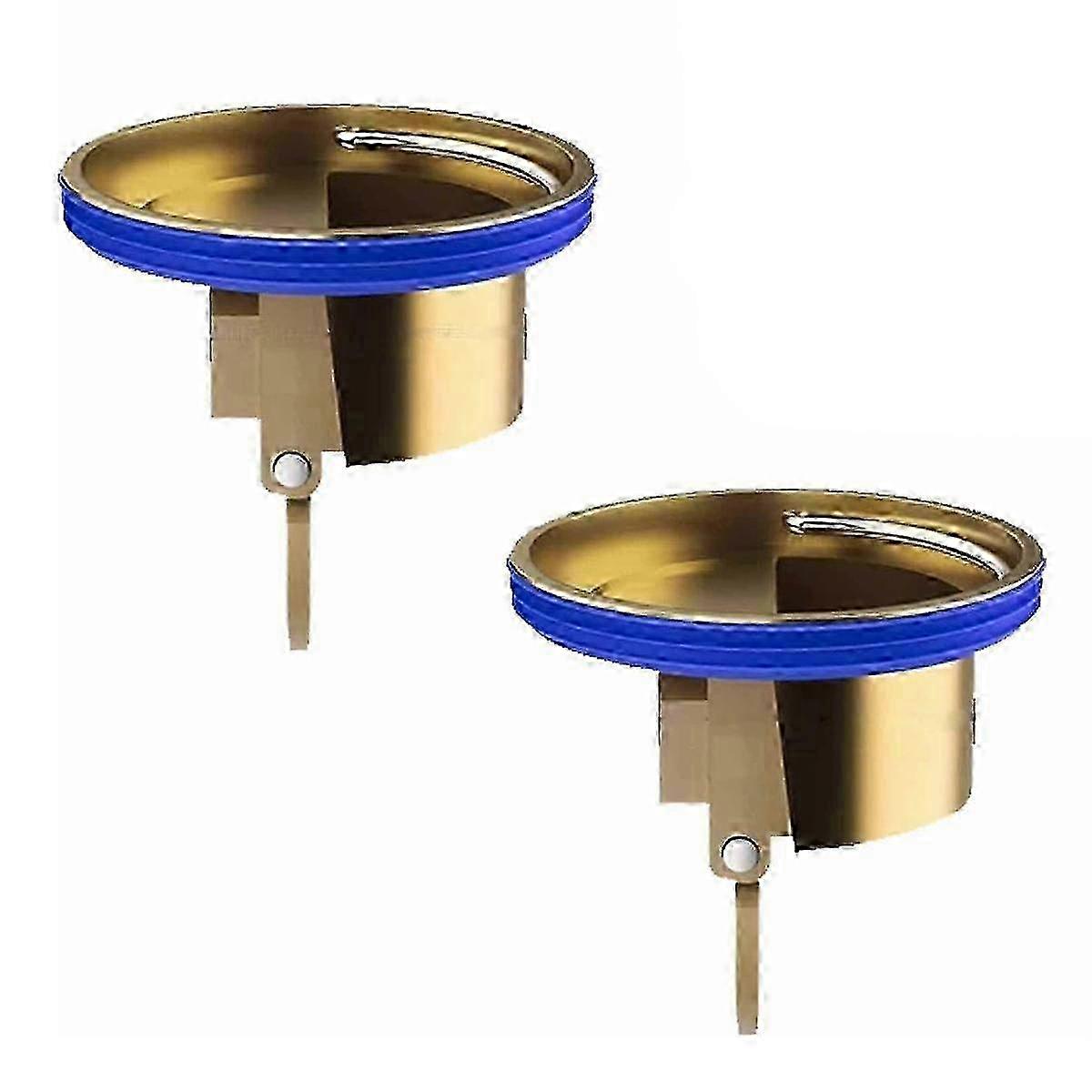 Toilet Floor Drain Odor Eliminating Core, Pack of 2 Backflow Prevention Devices for All Brass Thickened Design