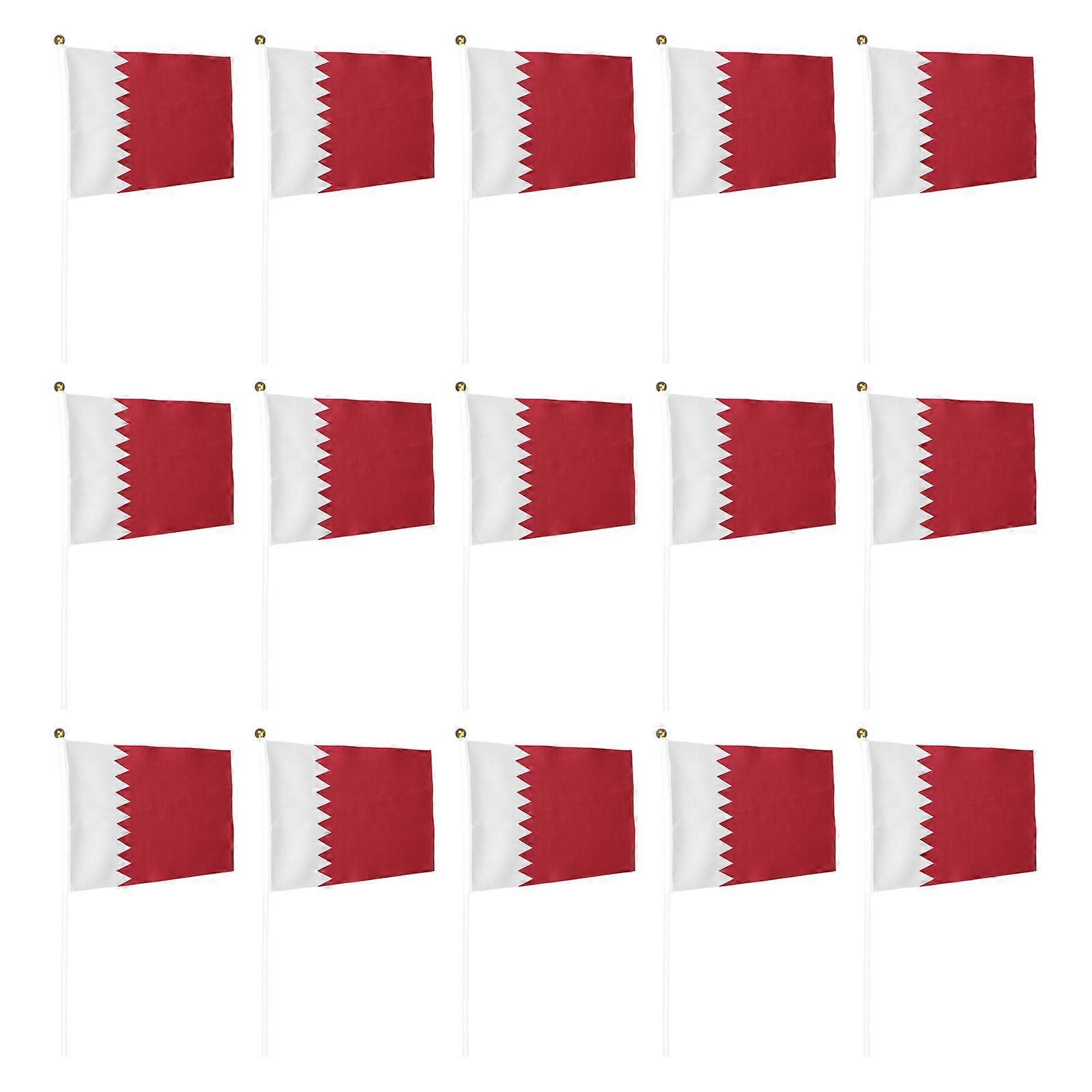 Small Colored Flag Handheld Flags Sports Game Style Rectangular Cheering 50Pack