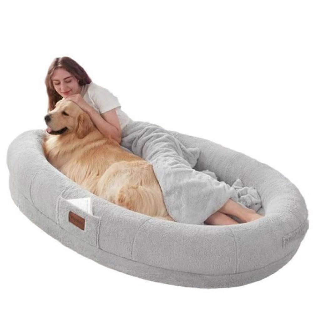 İnsanlar Yetişkinler için İnsan Köpek Yatağı, Dev Fasulye Torbası Yatağı