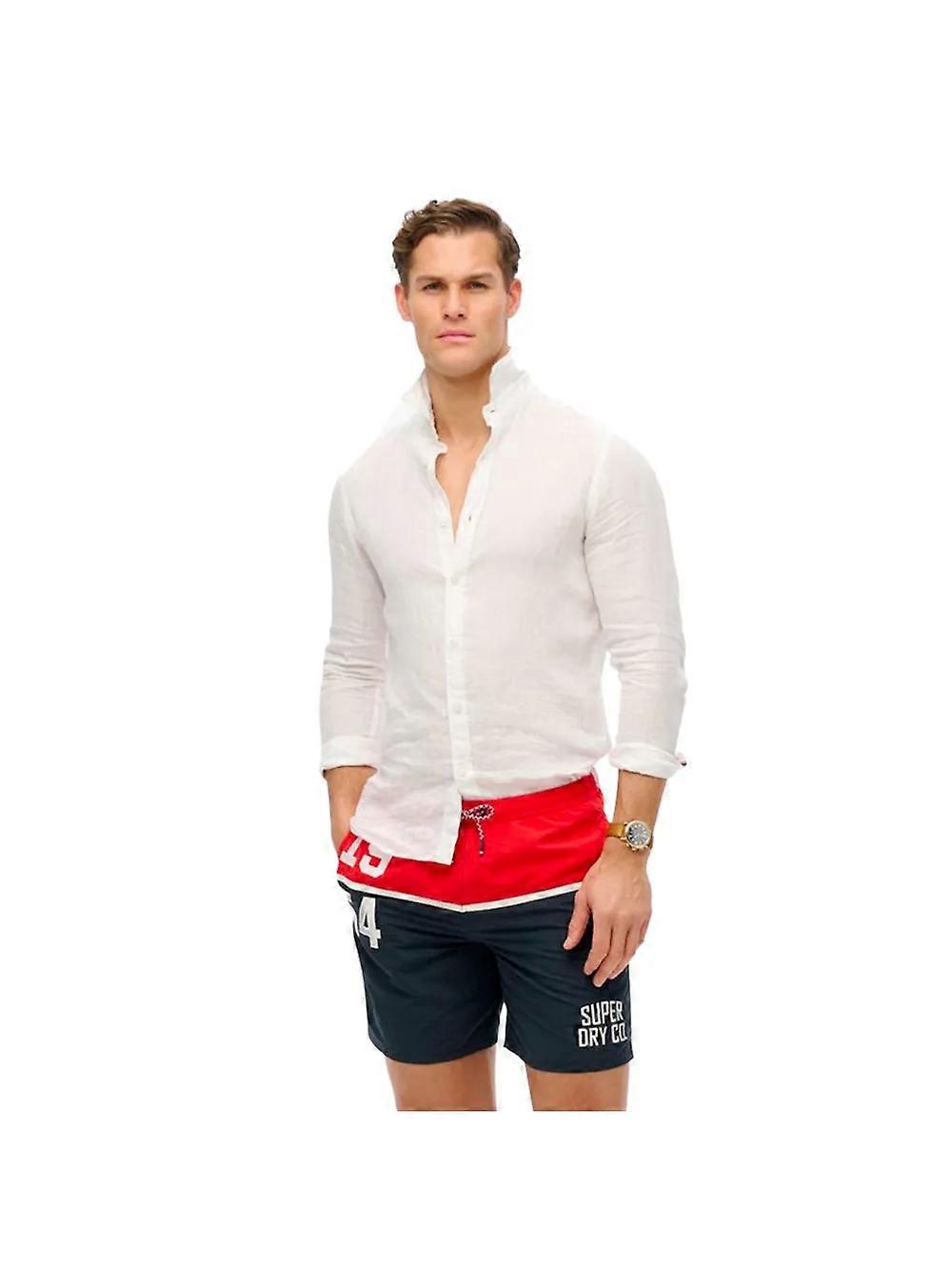 Men's Superdry Nautical Swimsuit Blue