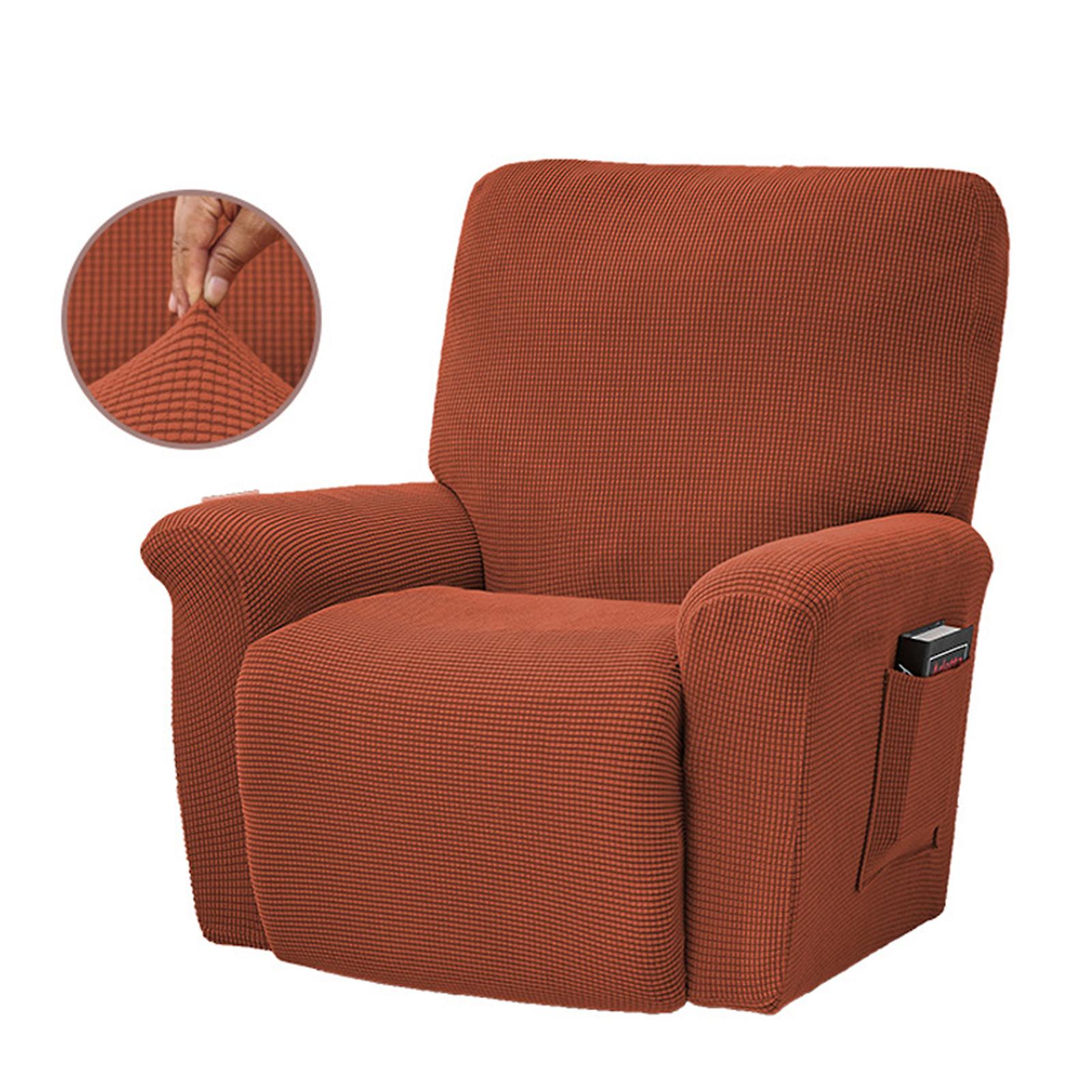 Stretch Recliner Sofa Covers Non Slip Furniture Protector Soft Thick Covers With Elastic