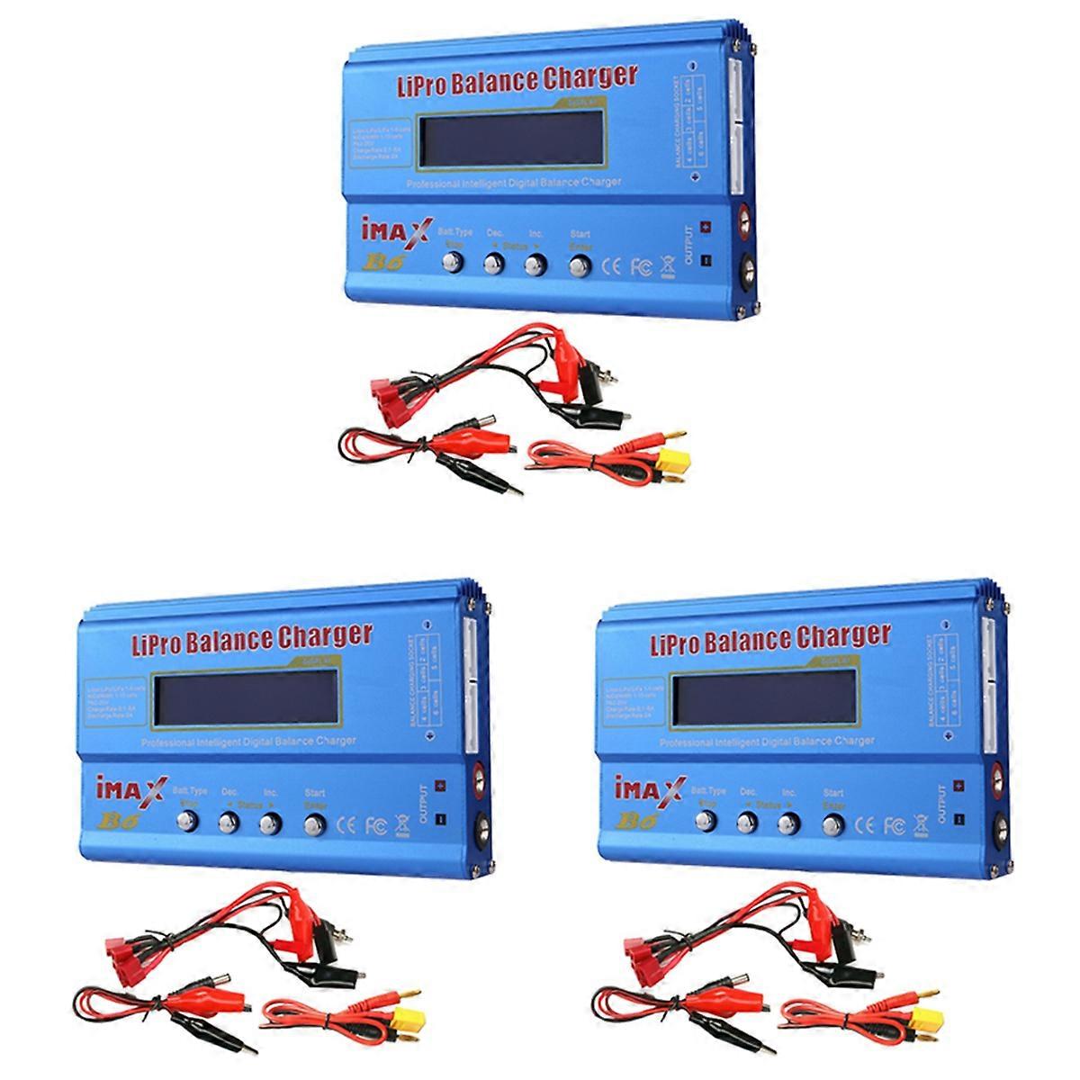 For B6 80W Lipo Battery Charger+XT60 Lipo NiMh Li-Ion Ni-Cd