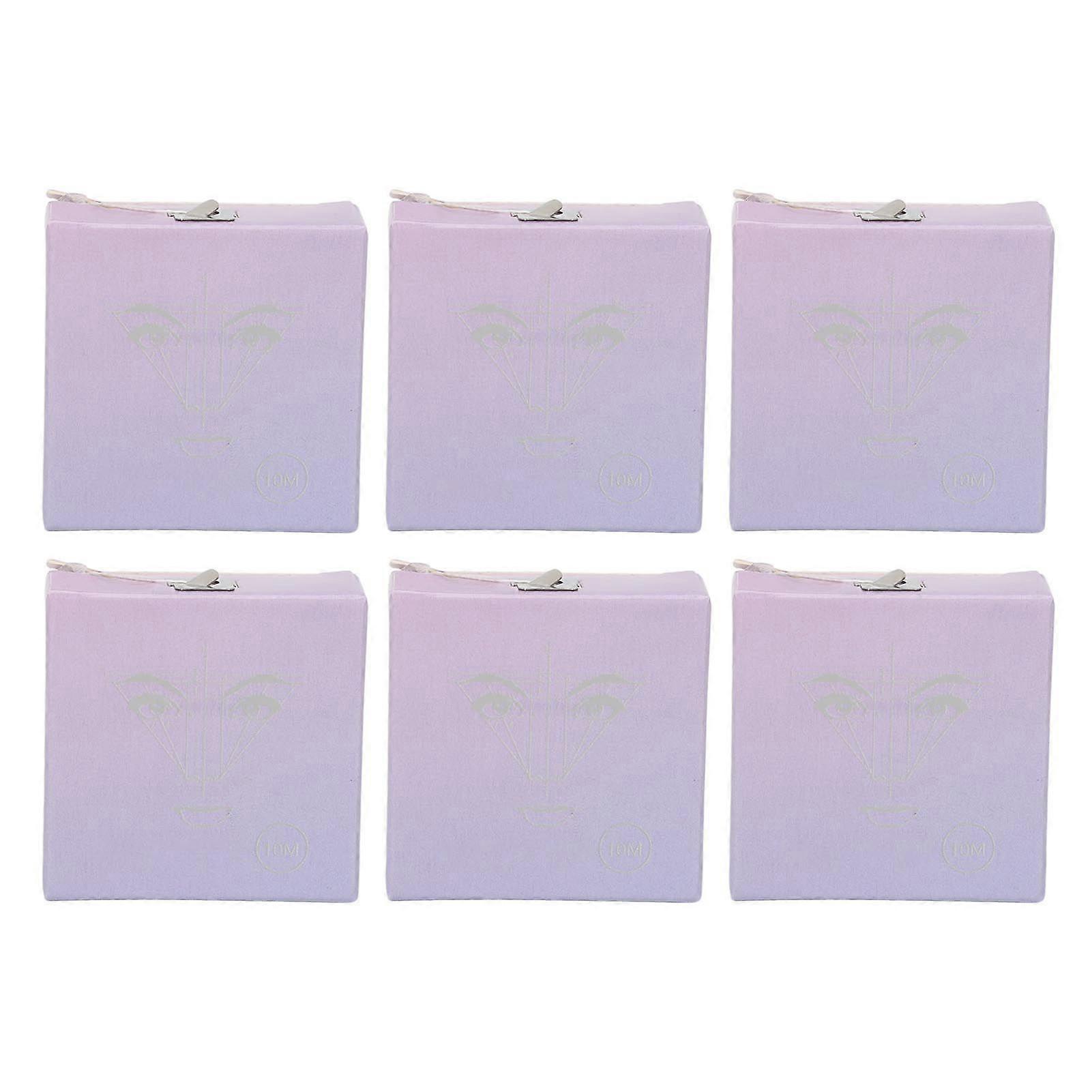 2025 Latest Model 6pcs 10m Inked Eyebrow Mapping String Clear Marks Microbladi...