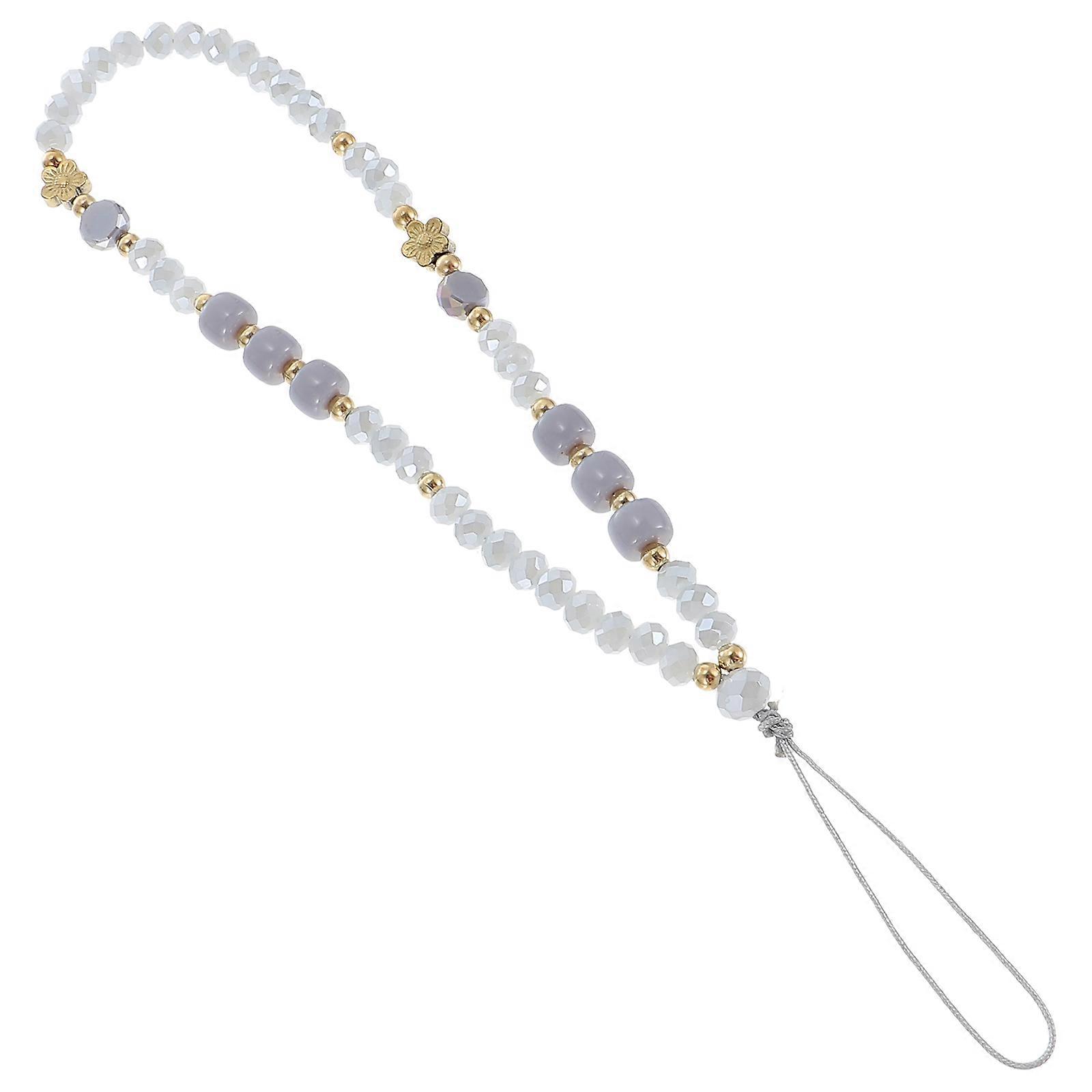 It sounds like you're describing a **multi function beaded phone lanyard** — a stylish and practical accessory designed to securely carry your phone