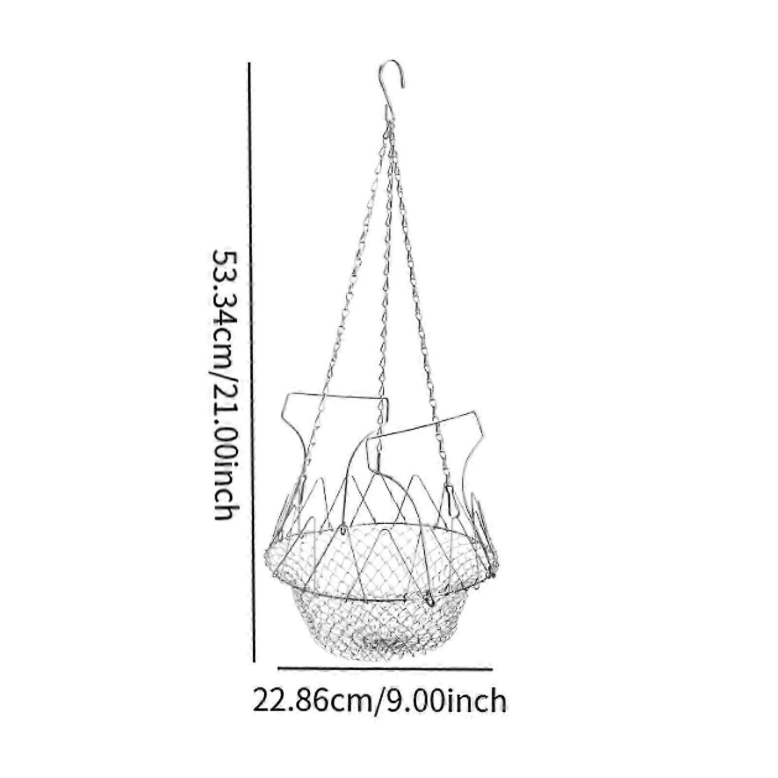 Outdoor Hanging Bird Feeder Basket for Attracting Wild Birds in Your Backyard or Courtyard