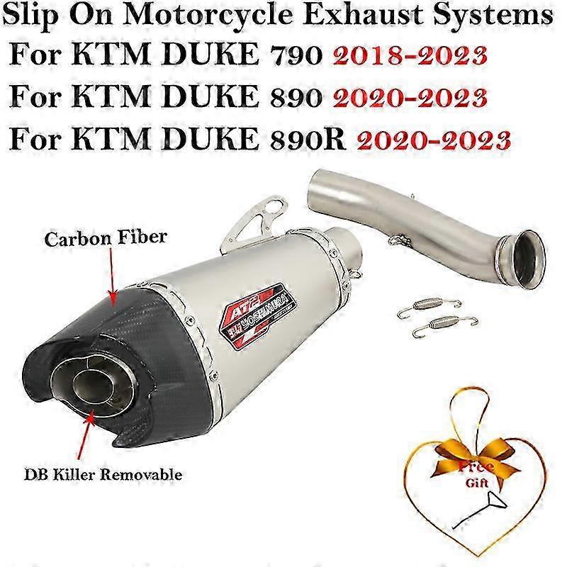 Exhaust Silencer for motorcycles, mid link pipe suitable for certain brand models, 2018-2023, compatible with various versions