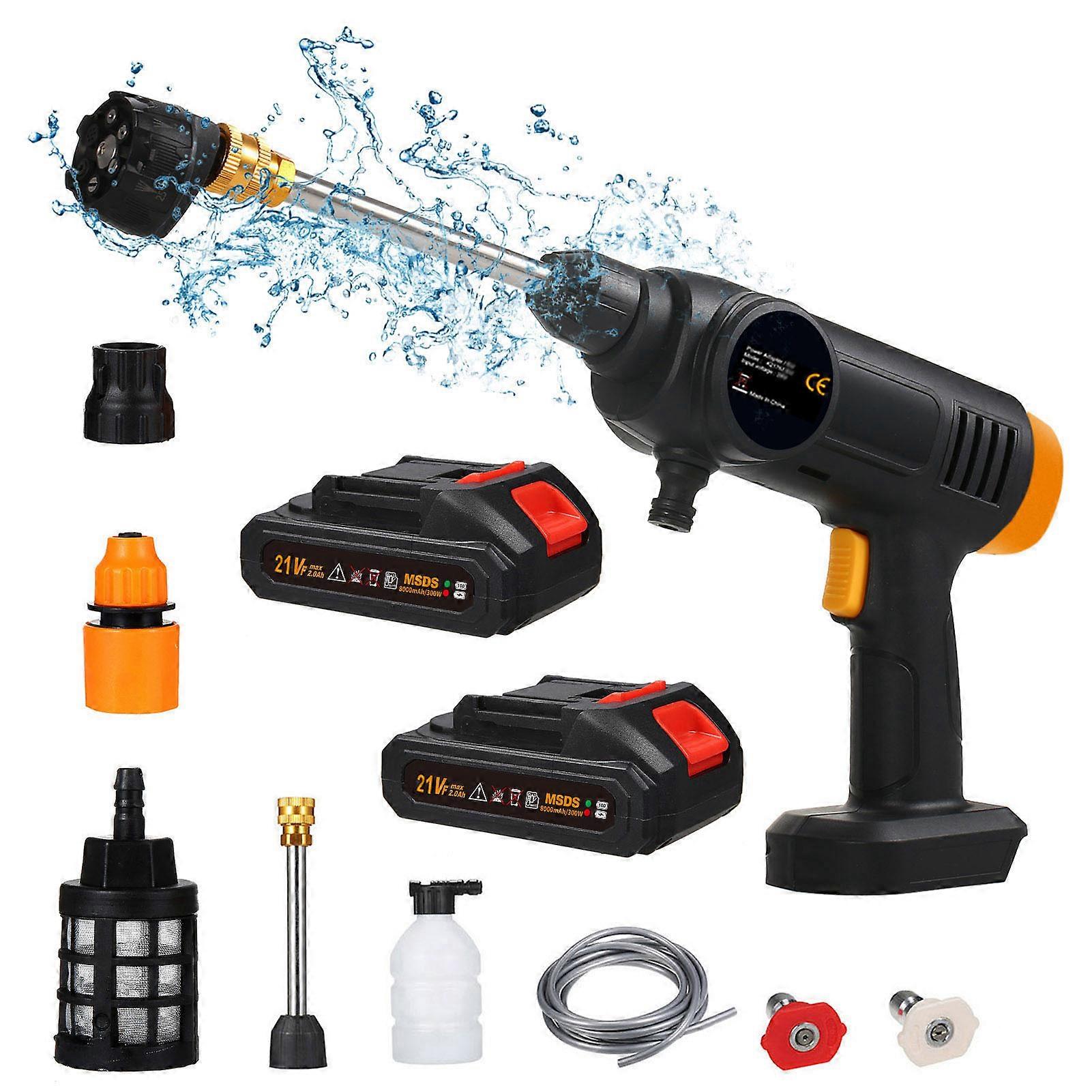 High power washer machine for fence cleaning, 60Bar cordless with battery