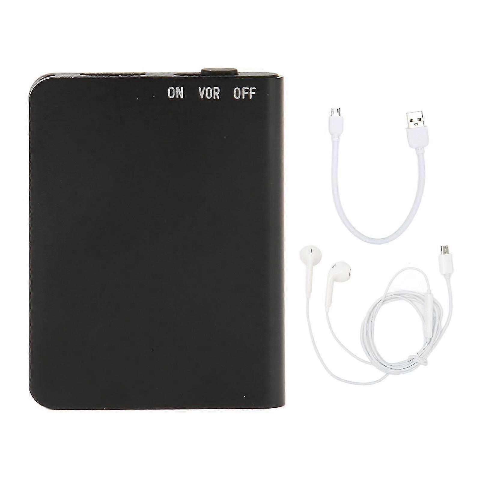 Voice Activated Recorder with Intelligent Noise Reduction and MP3 Player, 32GB Digital Voice Recorder for Lectures and Interviews