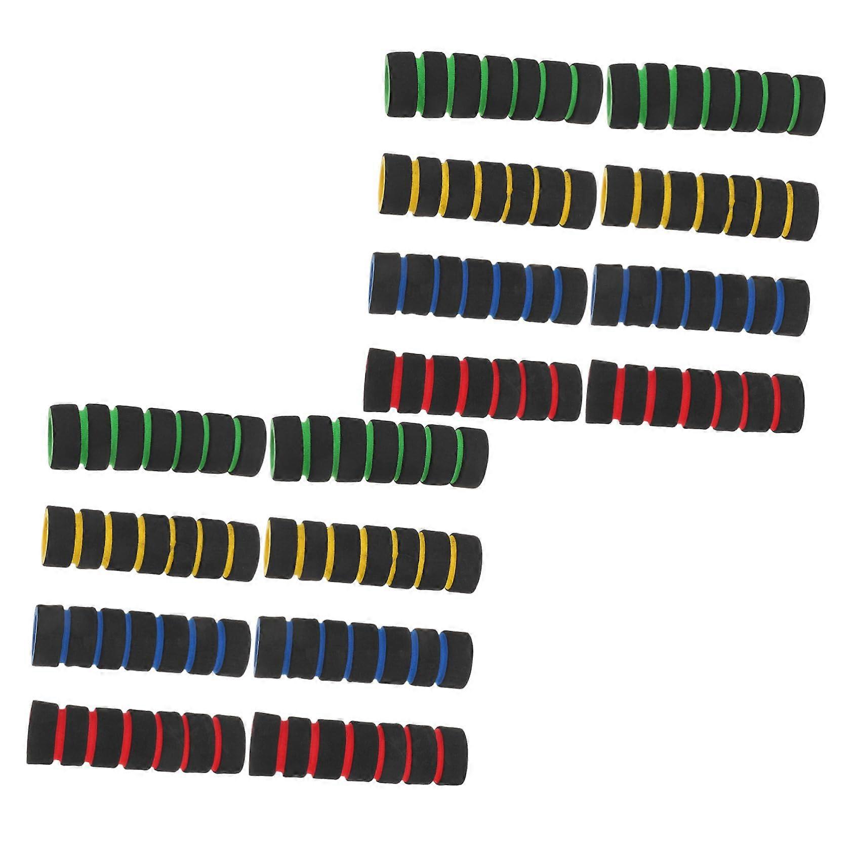 8 Pairs Bicycle Grip Foam Covers for Black Non-Slip Handlebar Grips, Universal Cycling Accessories, Soft Sponge Material