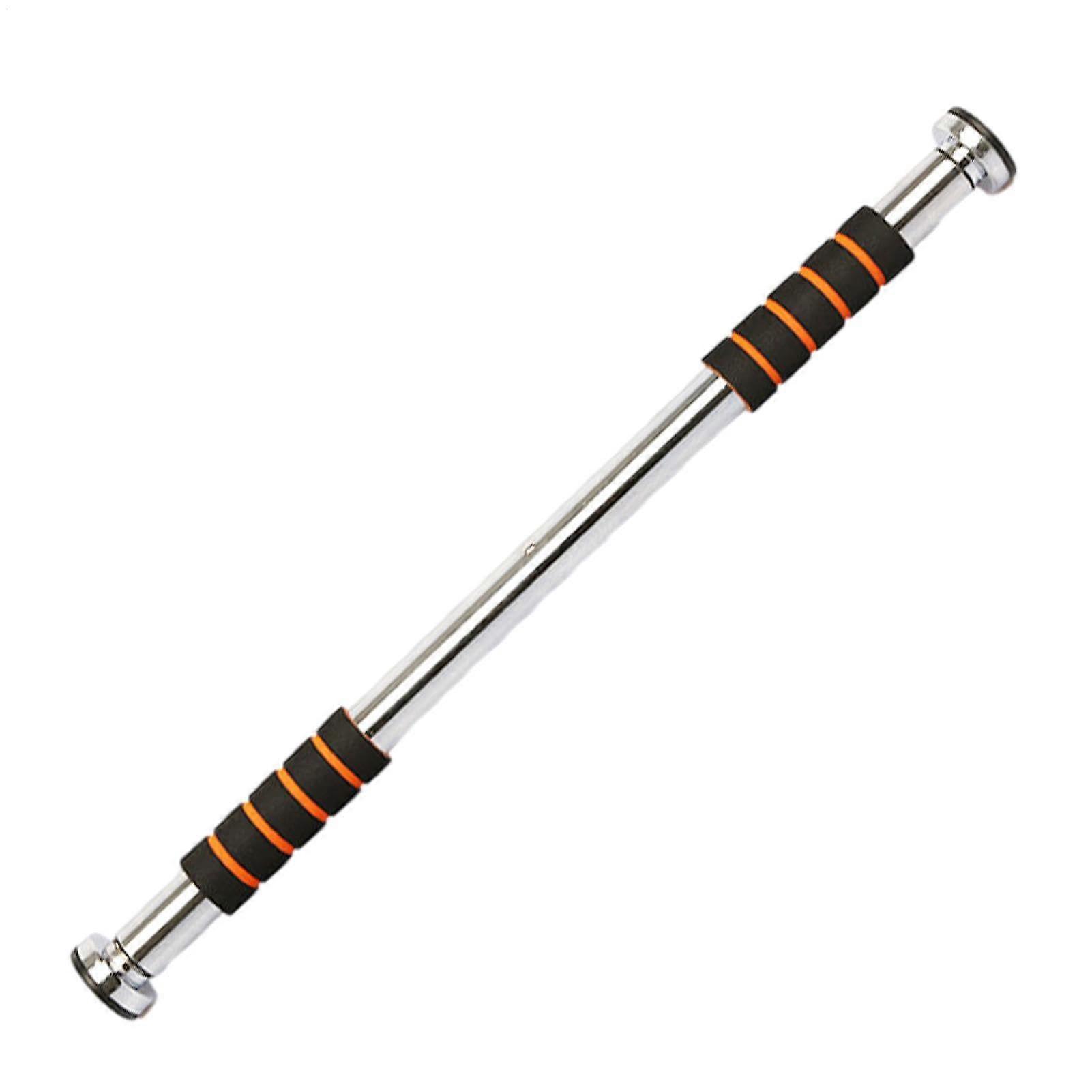 Pullup bar, tallation without screws, 440 lbs, ergonomic handle, adjustable width, Red black.